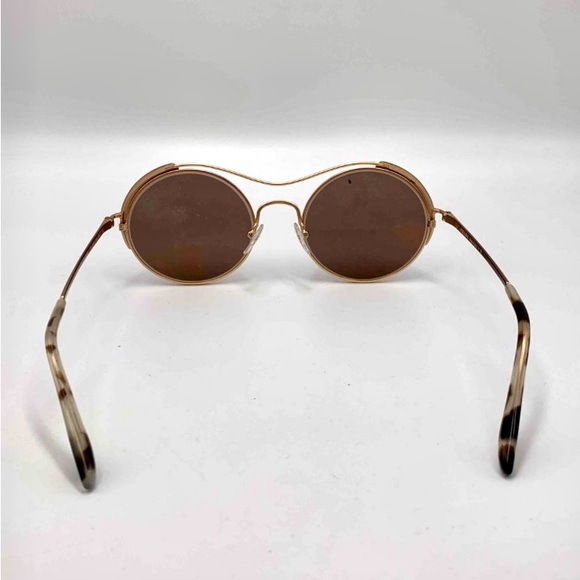 Authentic Prada Women's Sunglasses Gold & Brown - Picture 3 of 10
